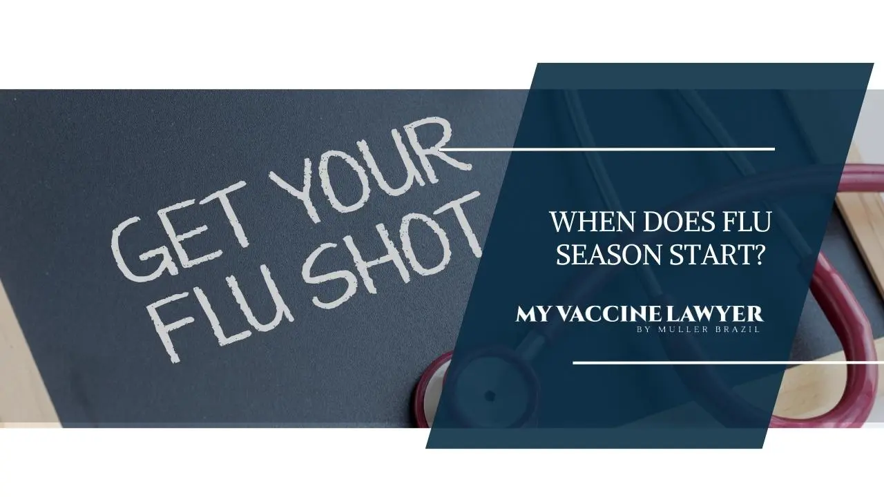 Featured image for blog post When is flu season in The United States? Chalkboard that says get you flu shot